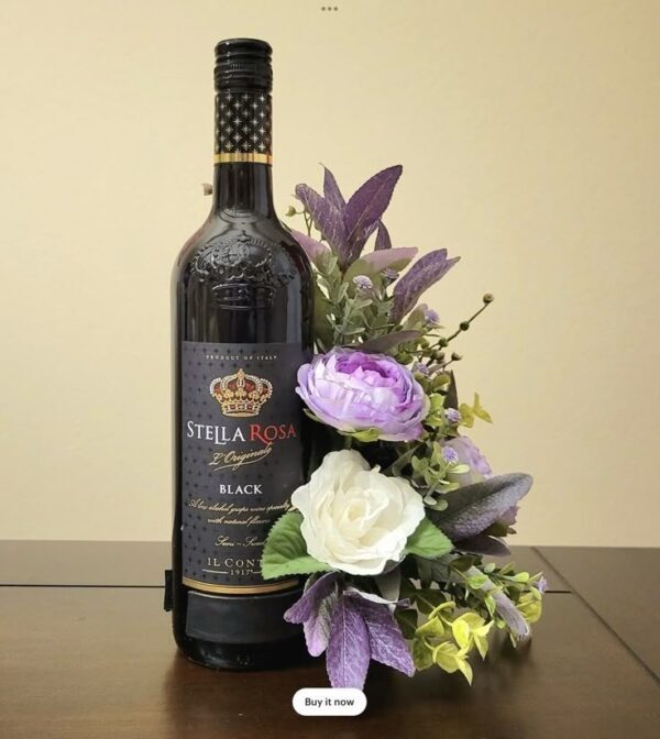 Stella Rosa Wine With Some Flower's Gift